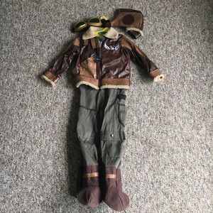 Kids pilot costume
